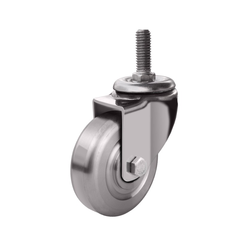 中型不锈钢3寸4寸5寸全实心轮防水防锈滚轮万向轮超载重脚轮