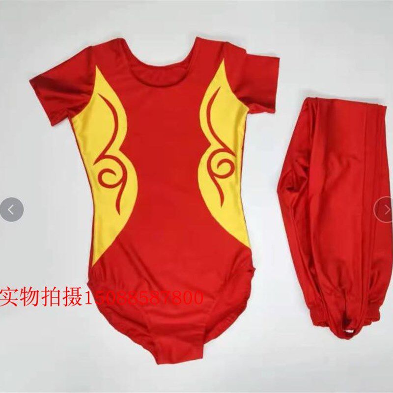 新款成人儿童健美操服少儿竞技健美比赛服艺术体操服氨纶高弹性