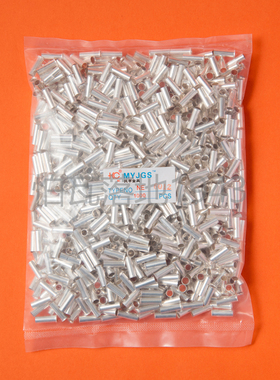 EN-6012裸铜管 管形裸端子 铜管 冷压 铜连接管GT型 1000只