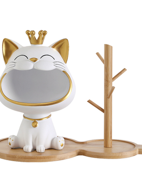 入户玄关钥匙收纳摆件电视柜乔迁新居礼物家居饰品进门鞋柜置物架