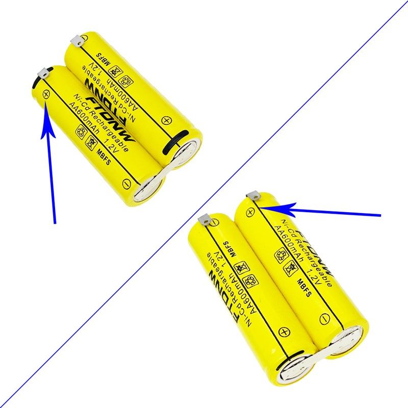 理发器电池FC5808 5902 5806电推子剃头刀电推剪子充电电池2.4V