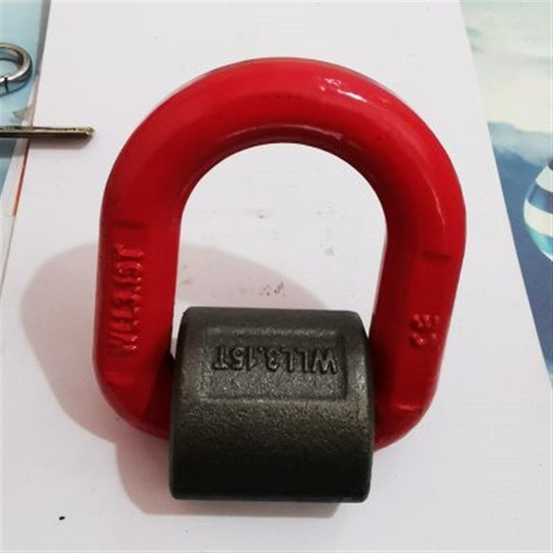 优选焊接D型环带卡簧高强度焊接吊点模具烧焊吊环1吨2吨3Td型连接