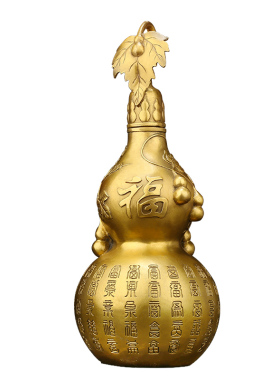 优选吉善缘 铜葫芦摆件 百福开盖贺寿礼招财家居办公装饰工艺礼品
