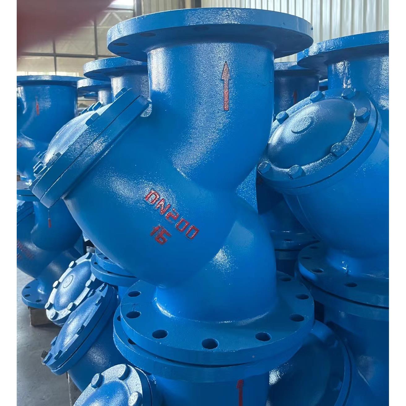 新Y型GL41H乡予新Y型过滤器 铸GL41H-16灰-铁法0兰连接 DN20040不