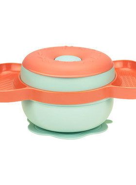 婴侍卫（BBG+）儿童三合一甜甜圈注水保温碗W08 绿色京K