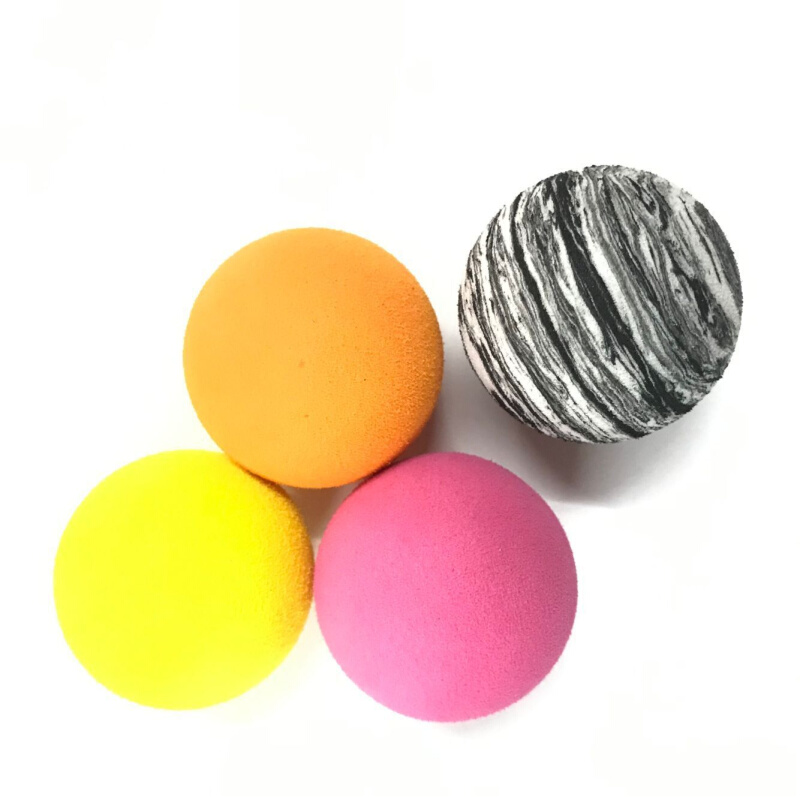 EVA冲压打磨成型小球EVA黑白球 彩色圆球游乐场泡沫球泡棉弹力球