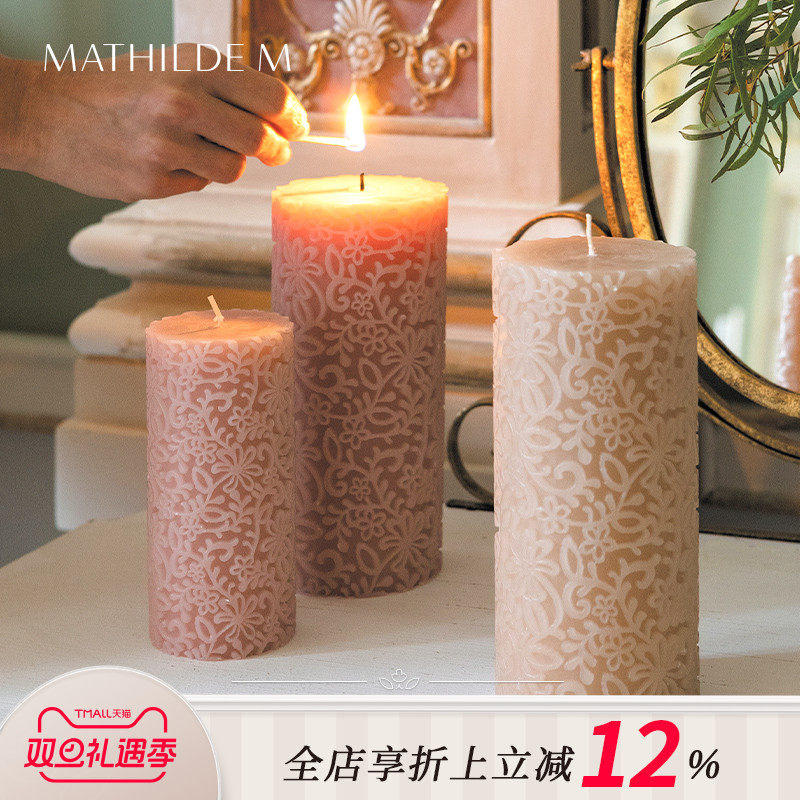 法国浮雕轻法式香薰蜡烛艺术装饰