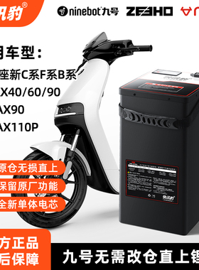 适用于九号新C系F系B系机械师MMAX110P/F90/F90M/52v猎户座锂电池