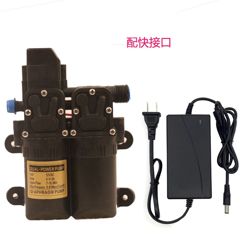 高压自吸直流水泵DC 12v隔膜泵智能回流带压力开关直饮机净水机泵