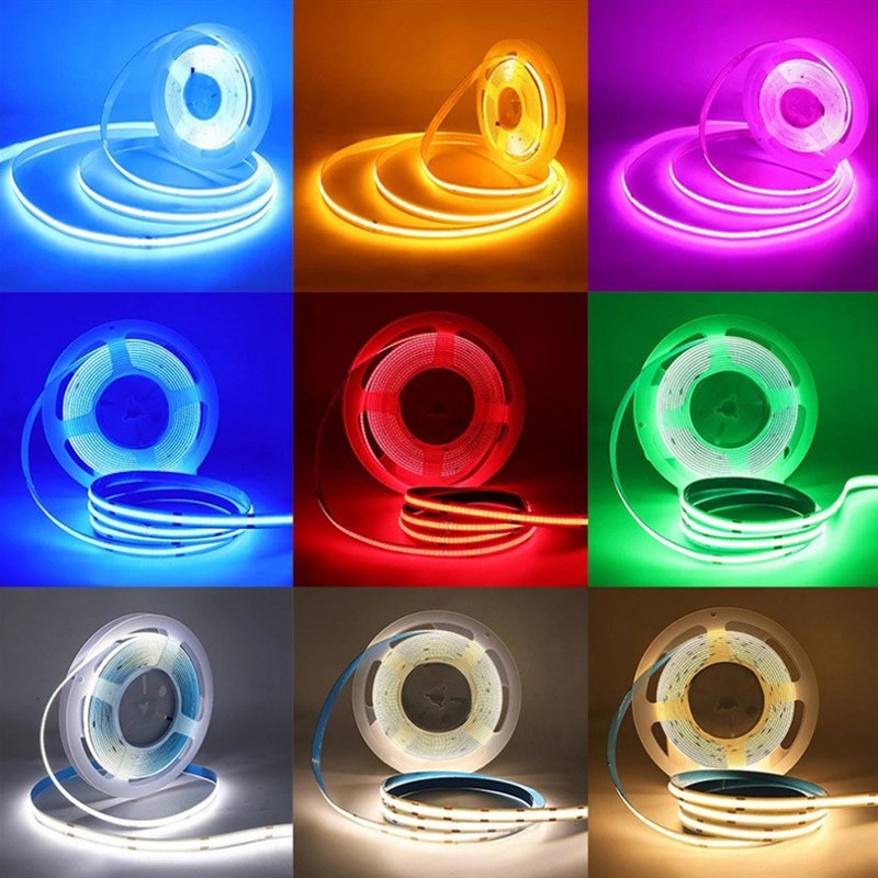 RGBCCT幻彩COB灯带 五合一智能幻彩灯带跑马流水WS2811IC电竞氛围