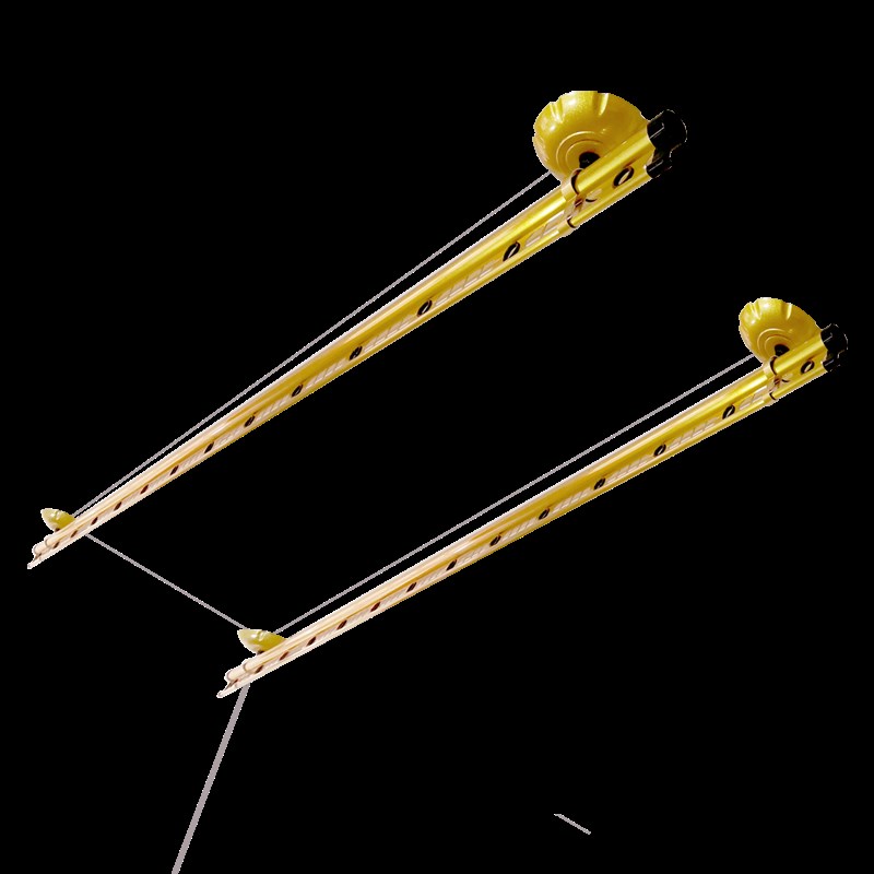 1Z5X晾衣架升降手摇双杆阳台晾衣杆单杆双杆式室内晒被子铝合金凉