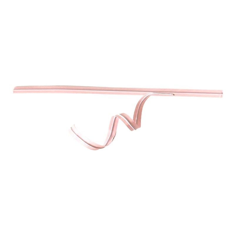 10CM粉色塑料扎带 哑光膜烘培袋封口条 园艺捆绑加粗铁丝厂家