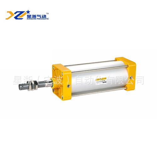 【星浙气动】气缸 SC标准气缸  带阀提升缸 加长螺纹杆法兰缸