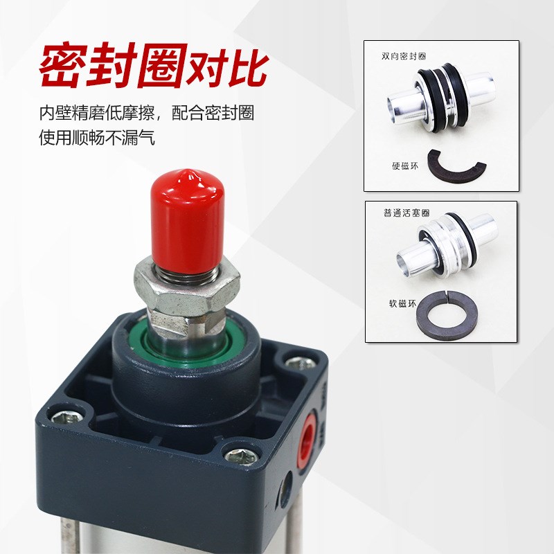 RIH瑞亨SC标准气缸 亚德客型SC125*25*50*100*150*200气动气缸