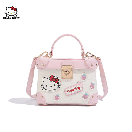 HelloKitty时尚小众刺绣盒子包女
