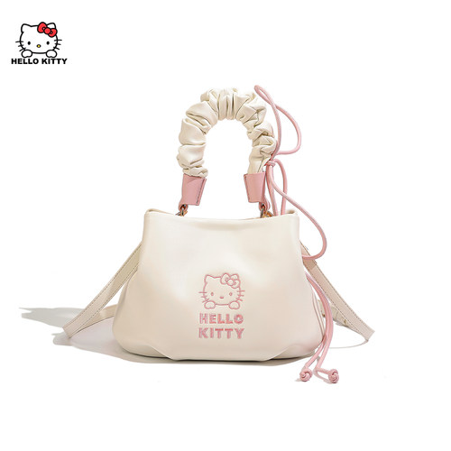 HelloKitty时尚小香风云朵水桶包