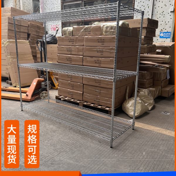 多层小货架自由组合置物架可移动网线承重货架家用储物架物料架