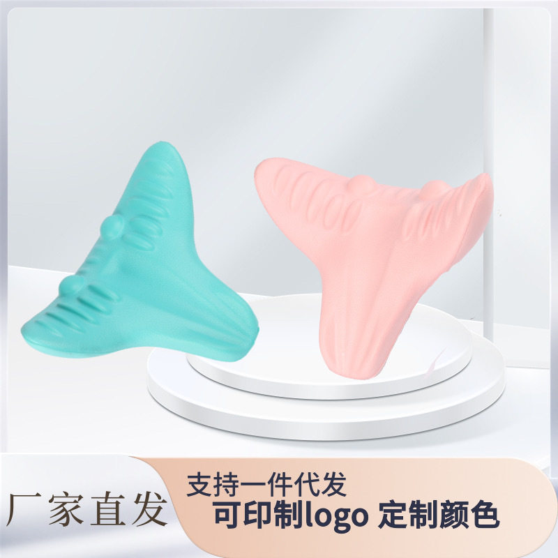 颈椎按摩指压枕重力指压按摩枕肩颈牵引器矫正器脖子按摩枕头
