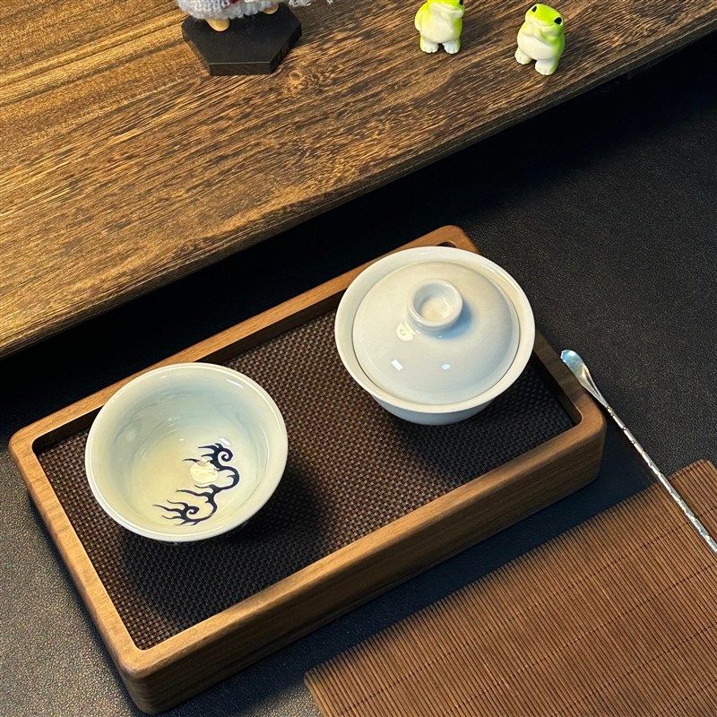 精选北美黑胡桃木实木电木干泡茶盘高级感茶托盘2025新款家用小型,餐饮具,茶盘,淘宝优惠券,粉丝福利购,淘宝优惠卷