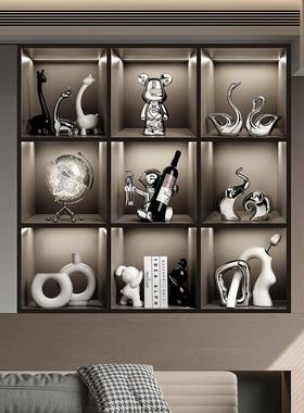 现代酒柜装饰品摆件高端轻奢大气上档次客厅电视柜餐边柜乔迁礼品