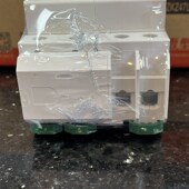 精选广东珠江开关DZ47LE双极63A防雷防火型珠江漏电开关断路器漏