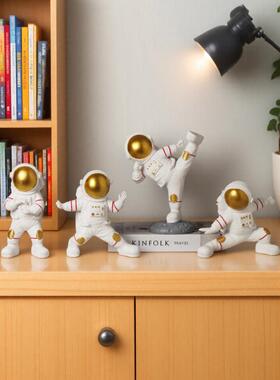 太空人宇航员客厅摆件创意书架电视柜酒柜装饰品现代轻奢家居摆设
