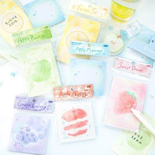 100张高颜值便签纸ins可撕无粘性便利贴手帐素材本备忘记事便条纸