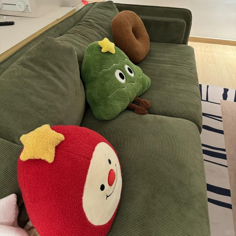 创意可爱有趣星星大圆润眼睛圣诞树抱枕家居沙发靠垫摆件圣诞礼物