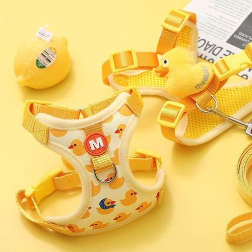 猫咪牵引绳高颜值防挣脱外出专用背心式可调节胸背带遛猫绳遛狗绳