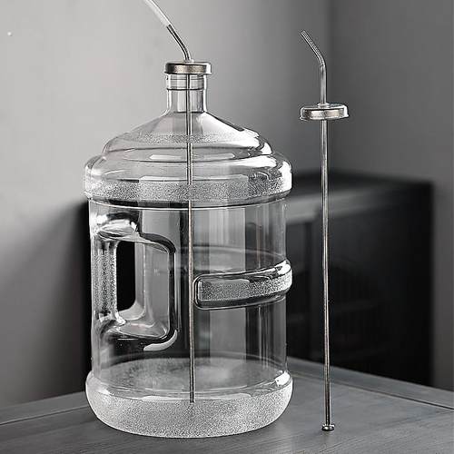 泡茶炉自动上水管纯钛桶装抽水管沉底直通进水管茶具配件装水桶水