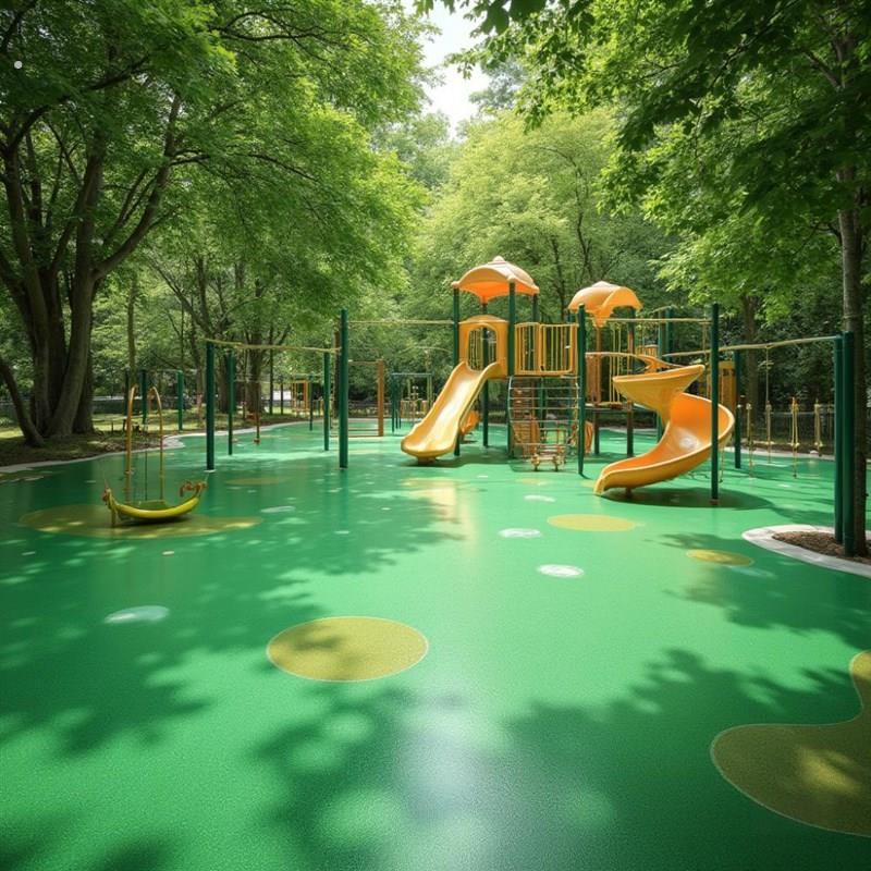 户外游乐场地坪漆室外防水防晒耐磨防滑丙烯酸地面漆水泥地面专用
