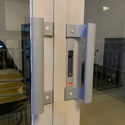 推拉门加厚塑钢门窗推拉把手塑钢窗阳台平移门厨房门窗拉手柜门