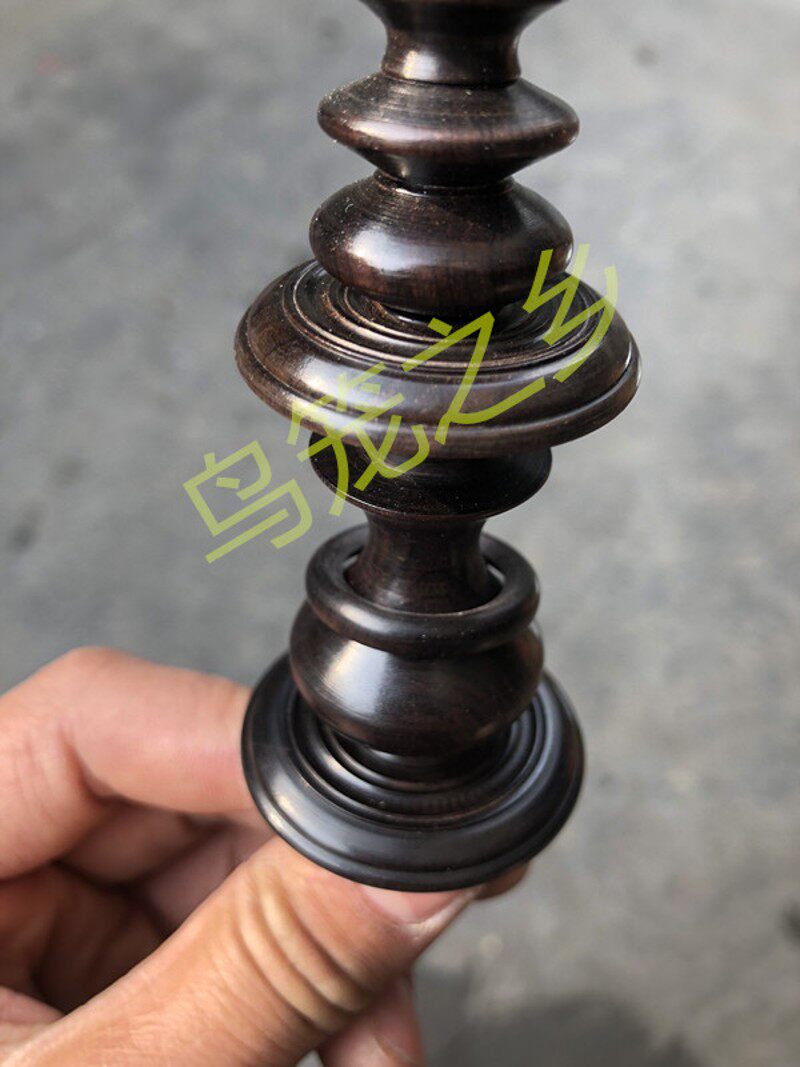 黑色檀木2号花瓶 葫芦 画眉鸟笼配件葫芦 鸟笼配件笼撑子包邮