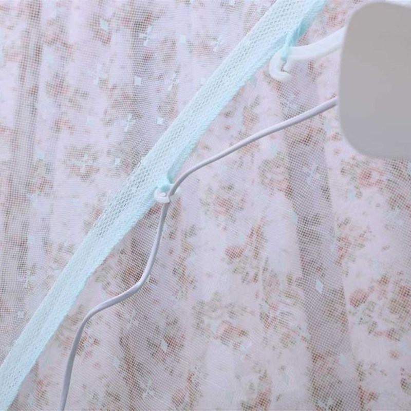 1.6宽1.8*2m大床蚊帐家用1.1米儿童蒙古包160*80三门加密加厚加高