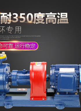 普斯RY导热油泵高温循环输油泵三相380v铜芯低噪音风冷油泵离心泵