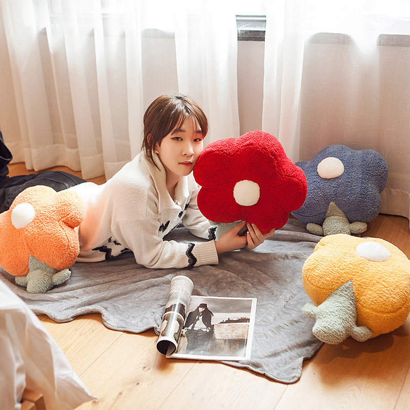 花朵抱枕毯子二合一新款办公室午睡枕头被子两用车用靠枕车载高档,居家布艺,抱枕被,淘宝优惠券,粉丝福利购,淘宝优惠卷