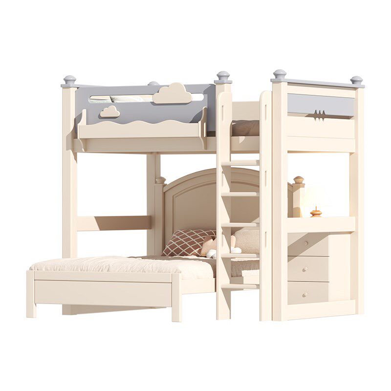 实木高架床上床下空樱桃木儿童高低子母床上下铺双层床两层上下床,住宅家具,高架床/高拼床,淘宝优惠券,粉丝福利购,淘宝优惠卷