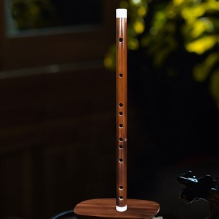 鸣声古风短笛精品笛子高档精致短笛八孔入门学习笛高级民族竹笛