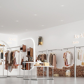 定做 上墙壁挂创意女装 衣架服装 店货架专用展示架不锈钢银色落地式