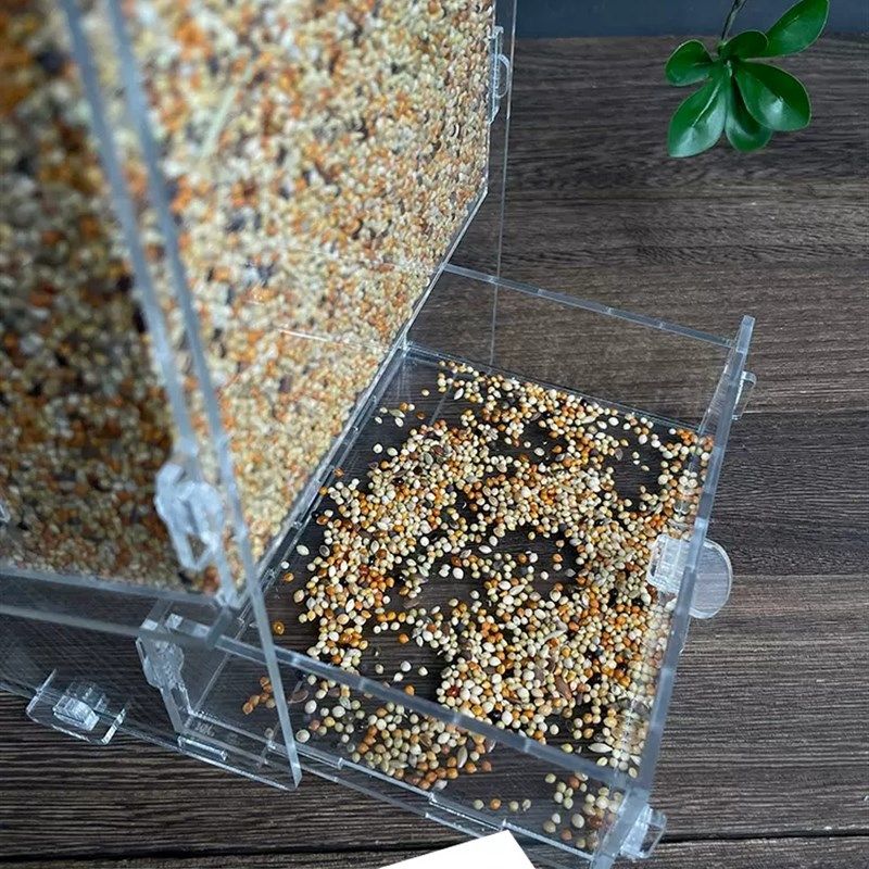 亚克力鹦鹉鸟粮饲料喂食器防撒防溅鸟食盒虎皮透明下料器鸟笼用具,宠物/宠物食品及用品,鸟禽喂食器/喂水器,淘宝优惠券,粉丝福利购,淘宝优惠卷