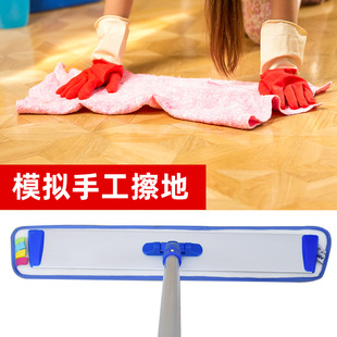 拖把家用一拖净医院工厂用平板手动尘推排拖布客厅大小号清洁办公