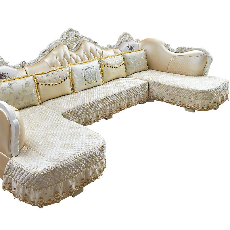 欧式沙发垫 全包万能四季通用定做U型坐垫套防滑夏季布艺沙发套罩