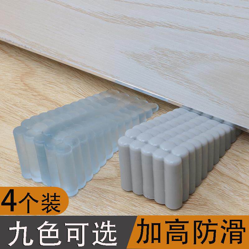 防撞门挡门塞透明挡门器门阻器门楔子创意防风移动加厚防夹手门卡
