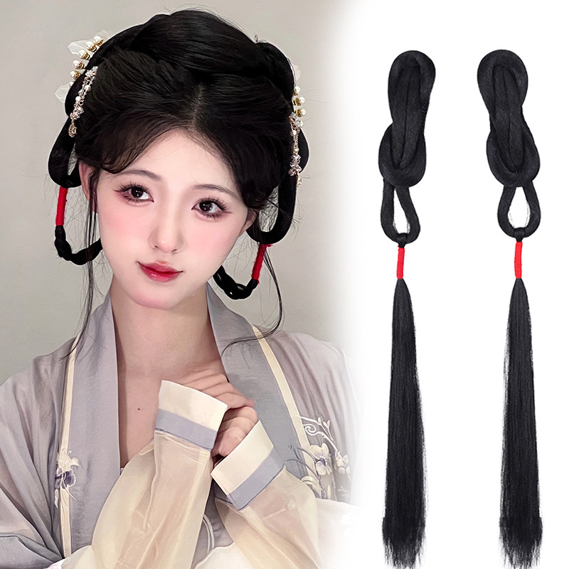 七舍汉服假发包盘发发髻假发古风一体式懒人垫发包明制发型头饰女,美发护发/假发,发包/丸子,淘宝优惠券,粉丝福利购,淘宝优惠卷