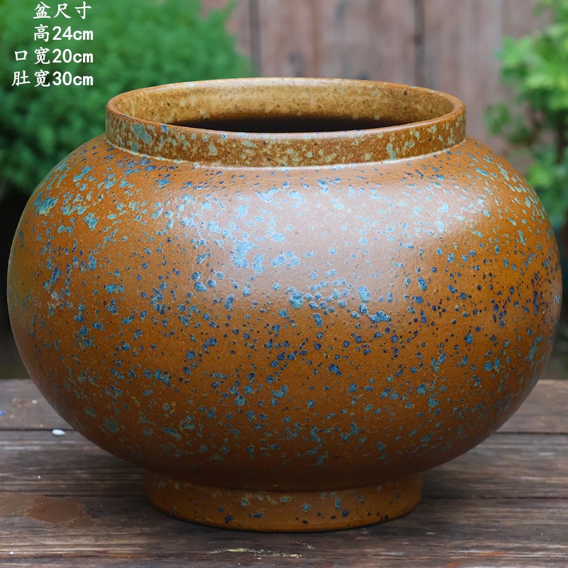 复古手工大陶罐造景家用大花盆多肉花盆绿植陶瓷三角梅蕨类植物盆