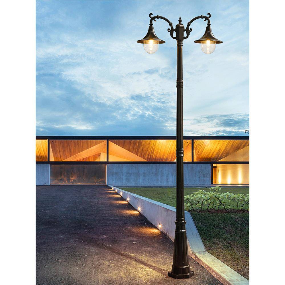 户外庭院灯防水高杆商品房小区单头双头路灯花园市政别墅景观灯具