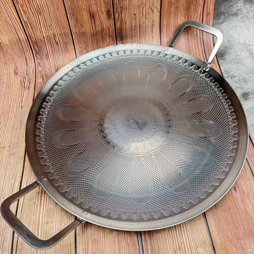 A12双耳烤肉盘(38cm)*口38cm厚2mm重约1410g