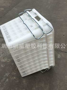 供应上海黄埔铁耳食品萝 加厚大号铁耳萝 食品级白色安检框现货批