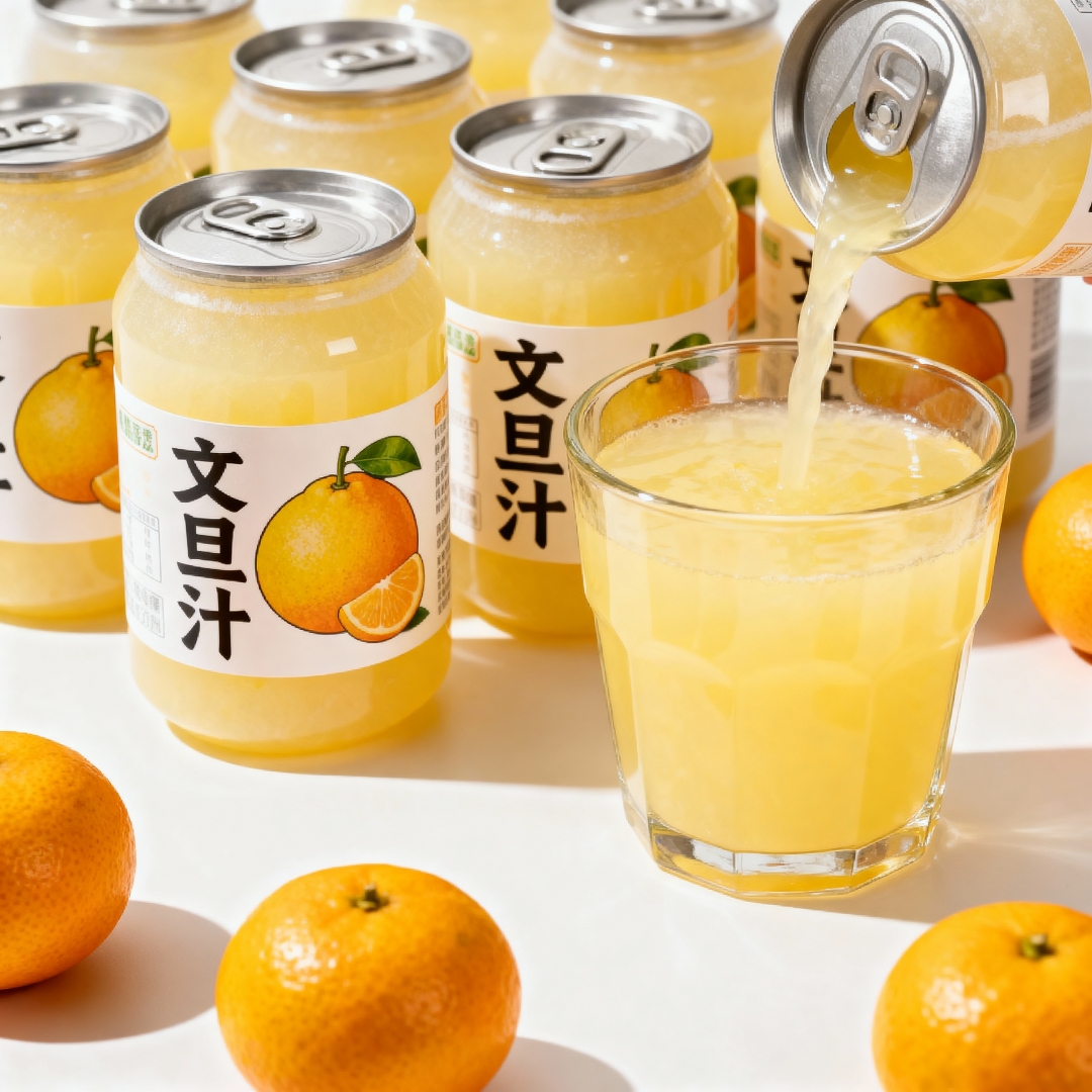 【掌柜推荐】文旦汁复合果汁饮料300ml/瓶*12瓶冰镇更佳清凉解渴
