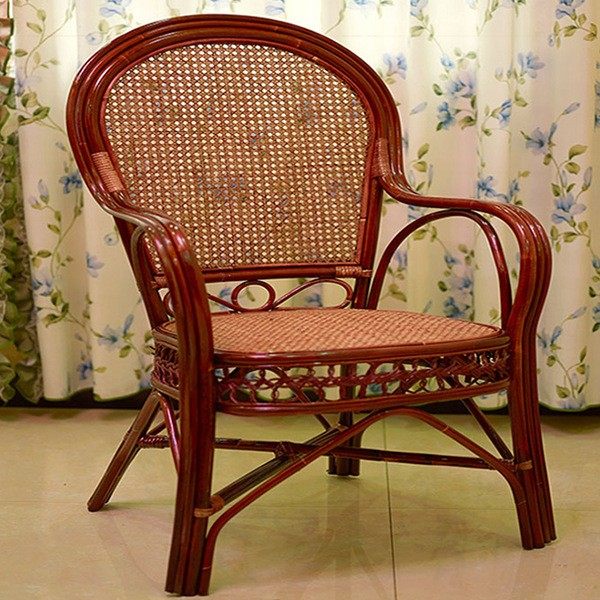 真藤椅单人老人家用靠背椅天然藤编办公麻将休闲阳台桌椅腾滕椅子,商业/办公家具,商用藤编家具,淘宝优惠券,粉丝福利购,淘宝优惠卷